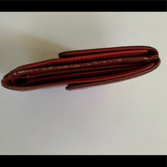 Vintage Louis Vuitton Elise Wallet Red Epi Leather - Picture 3 of 11